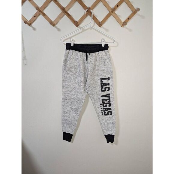 US Vintage by Exist Gray and Black Las Vegas Nevada Jogger Sweatpants - Size S - Picture 1 of 7